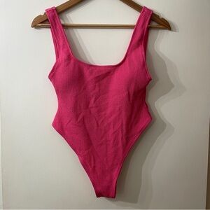 ASOS Hot Pink One Piece Swimsuit